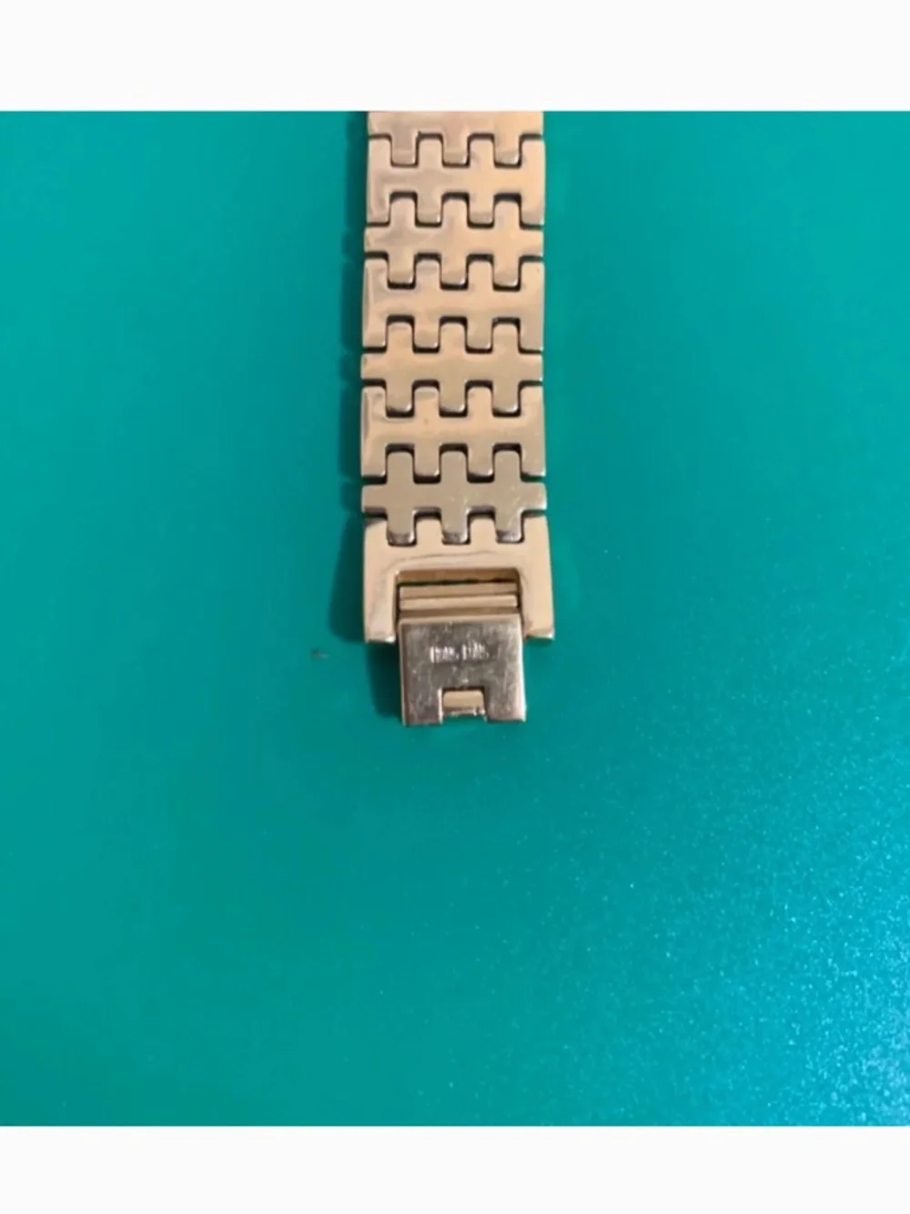 Esquire ESQ Ladies Watch Diamonds Pearl Dial Gold Tone Bracelet and Hands Swiss